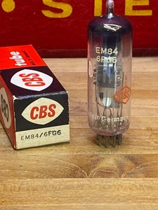 CBS 6FG6 EM-84 Magic Eye Tube Indicator Tube Made in Germany Tested Good - Picture 1 of 3