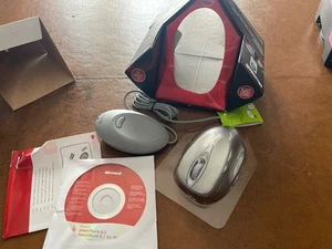 Microsoft 1052 1053 Wireless Laser Mouse 6000 Silver (B5V-00001) - Picture 1 of 5