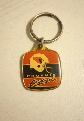 Casco de fútbol americano Windcraft Phoenix Cardinals de colección, llavero de metal con logotipo antiguo Foto 1 de 3