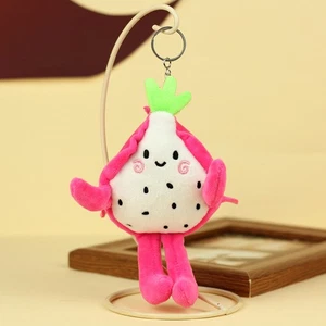 Simulated Dragon Fruit Plush Toy Fruit Pendant Keychain Soft Pillow Plush Toy - Picture 1 of 10