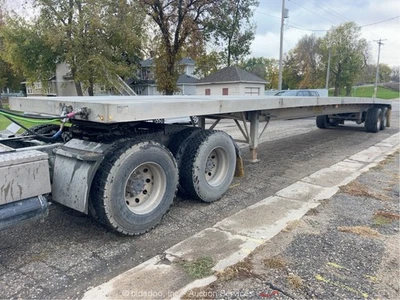 2022 East Manufacturing 48' Flatbed Aluminum T/A Trailer Super Single bidadoo - Image 1 of 4