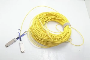 Cable de fibra Mellanox Nvidia MFS1200 EDR MFS1200-E100 longitud de fibra 100M  - Imagen 1 de 12