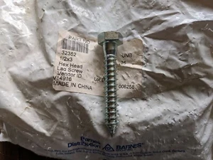 Paquete de 25 tornillos de cabeza hexagonal 32352 1/2x3 - Imagen 1 de 4