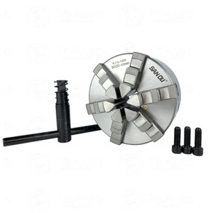 125mm 5'' 6 Jaw Lathe Chuck Self-Centering Hardened Steel for CNC Machine - Picture 1 of 7