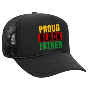 Truckermütze stolz schwarz Vater Netz | Snapback Vatertag Geschenk für Stron - Bild 1 von 3