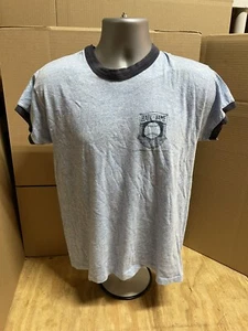 Vintage Ranglan Ringer Style Heather Blue 26 X 20 Hall Of Fame Cooperstown NY T - Picture 1 of 10