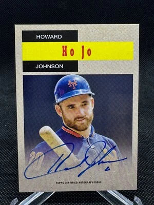 Howard Johnson 2024 Topps Archives 1958 Topps TV Westerns (AUTO) #58WA-HJ Mets - Image 1 of 3