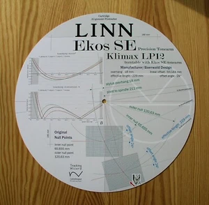 Linn Ekos SE Precision & Klimax LP12 Tonearm Cartridge Alignment Protractor - Picture 1 of 7
