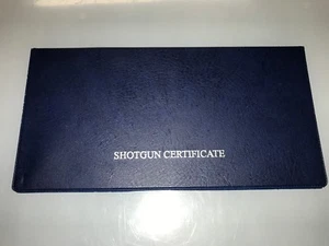 DOBLE AZUL --CERTIFICADO DE ARMAS DE FUEGO / TITULAR DE LICENCIA/BILLETERA - SGC/FAC - Imagen 1 de 2