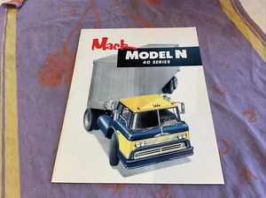 Mack Model N 40 Series Truck Advertising Brochure - Picture 1 of 10