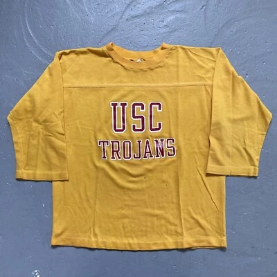 Camiseta deportiva vintage Artex USC Trojans University deletreada camisa envejecida XL Foto 1 de 4