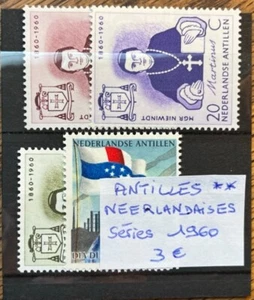 TIMBRES ANTILLES NEERLANDAISES SERIES 1960 NEUFS ** MNH - Picture 1 of 1