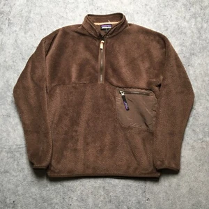 Patagonia Re-Tool mezza zip pullover giacca donna media M marrone pile pagaia - Foto 1 di 12