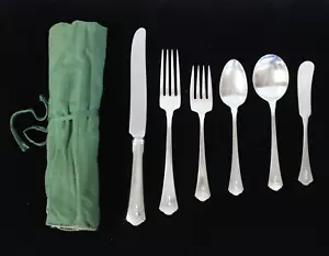 Wallace Antique 6pc Dinner Setting "S" Mono (1926) - Picture 1 of 23