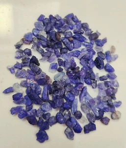 Natural Blue Tanzania Tanzanite Blue Rough Loose Gemstone Lot S99 - Picture 1 of 12