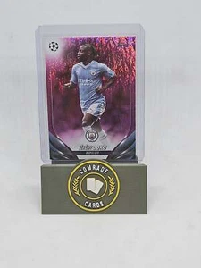 Jeremy Doku (Man City) Pink Sparkle Parallel Topps UCC 2023-2024 - Bild 1 von 2