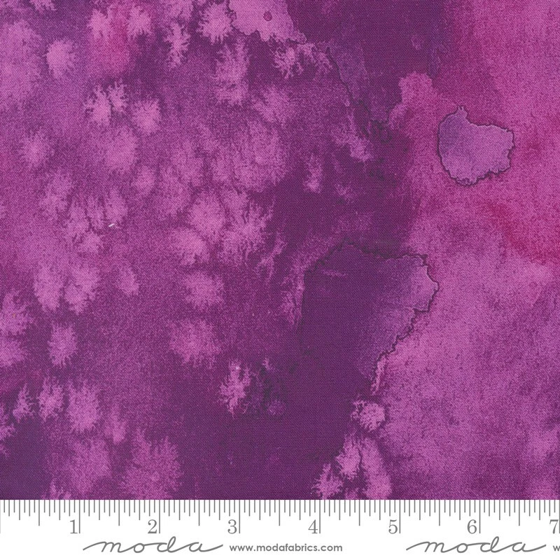 FLOW Berry Purple MODA Fabric Coming Roses Create Joy quilting 3 yards 8433-93 - Image 1 of 3