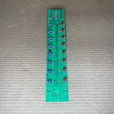 PLACA DE CIRCUITO SIMPLEX 4100-1280 8 INTERRUPTORES MÓDULO LED 8/16 BD REF MONTAJE. 566-062  Foto 1 de 4