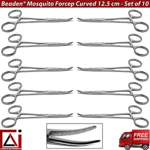 Juego de 10 abrazaderas arteriales de bloqueo de mosquitos dentales quirúrgicos Beaden® - Imagen 1 de 5
