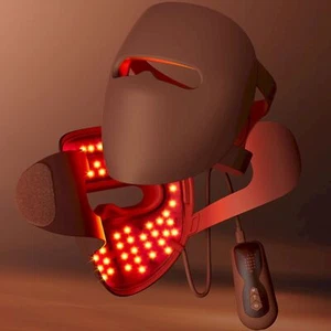 New 9D Laser Light Therapy Mask, Red Light Therapy for Face with 4 Different - Picture 1 of 15