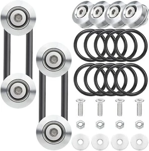 8PCS Sliver Bumper Quick Release Front Rear Bumper Fastener Trunk Fender clip - Picture 1 of 7
