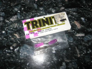 Vintage RC Trinity Tamiya TA02 TA03 Series Servo Post Set Aluminum Purple TA 109 - Picture 1 of 3