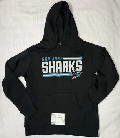 New! San Jose Sharks NHL Hoodie Mens Medium NWT Fanatics Cover