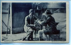 CARTE POSTALE SCOUTE - Les Scouts de France - 1 - "L'Instruction du Novice" - Imagen 1 de 2