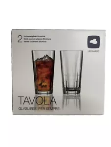 Leonardo Wassergläser Strukturgläser Universal 430ml 2er Set Glas Set - Bild 1 von 3