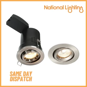 Recessed LED Ceiling Spotlight GU10 Fire Rated Dimmable Downlights IP20 Rated - Picture 1 of 6