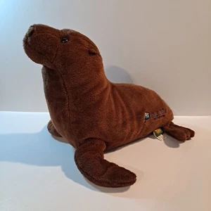 Wild Republic Gulf World Sea Lion Brown Plush 14" Inch Stuffed Animal Toy - Picture 1 of 11