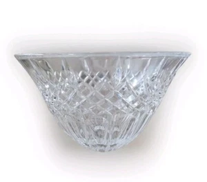 WATERFORD Marquis Shelton Pattern 8" Crystal Serving Bowl Salad or Fruit - Picture 1 of 4