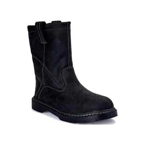 NEW Herman Survivors THEO Black Leather Pull-On Steel Toe Work Boots Men's Sz 14 - Picture 1 of 12