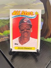 1989 Topps Julio Franco #398 Baseball Card