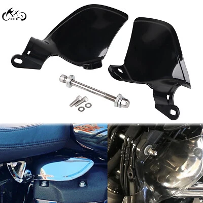 Black Saddle Heat Shield Air Deflectors For Harley Softail Fat Boy Breakout 18up - Image 1 of 4