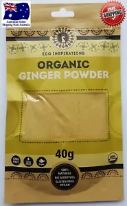 Certified Organic Ginger Powder 40g & Free Postage - Picture 1 of 2