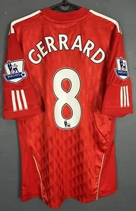 CAMISETA DE FUTBOL HOMBRE FC Liverpool 2010/2011 Steven Gerrard #8 talla m - Imagen 1 de 18