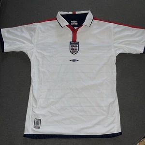 Herren England Offizielles Fußball Team Trikot Umbro 2003/2005 Größe LB 30/31 in 77/79c - Bild 1 von 5