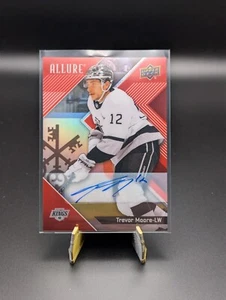 2024-25 Upper Deck Allure Trevor Moore #90 Red Rainbow Auto Los Angeles Kings - Imagen 1 de 2