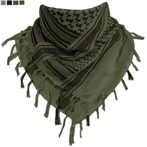 Pure Cotton Unisex Keffiyeh Desert Scarf Wrap Shemagh Hiking Travel Arab Scarve - Picture 1 of 52