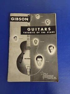 VINTAGE 1943-44 GIBSON GUITARS CATALOG "FAVORITE OF THE STARS" - Picture 1 of 10