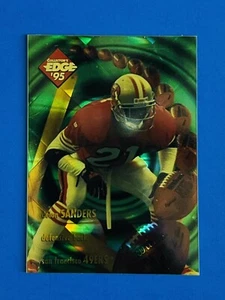 1995 Edge Tech Deion Sanders Falcons Refractor Foil Insert Card #8 - Picture 1 of 2