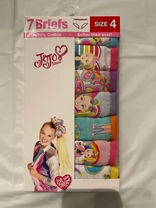 Nickelodeon JoJo Siwa 7 Pack Toddler Girls Underwear Size 4 New - Picture 1 of 3
