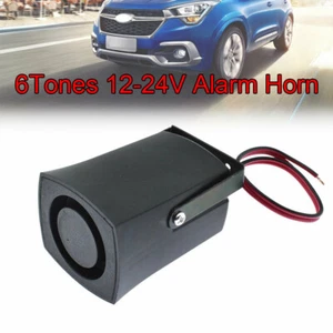 12V-24V 120db Alarm Siren Buzzer Horn For Car Horn Security System Warning - Picture 1 of 8