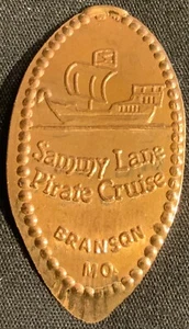¡RETIRADO! ¡COBRE! BARCO PIRATA - BARCO PIRATA SAMMY LANE CRUCERO MISSOURI PENNY - Imagen 1 de 2
