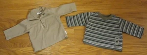 Mexx 2 Long Sleeve Shirts Boy 0-3M Cotton - Picture 1 of 2