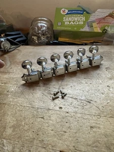 Original Vintage Peavey Logo USA Patriot Gitarre Tuner Stimmwirbel - Bild 1 von 5