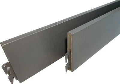 Rieles de cama de madera - Acabado gris - Enganche - Doble, Completo, Queen, King, Cal King Foto 1 de 4