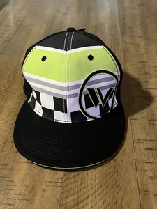 Shaun White Snow Boarding Flat Bill Trucker Hat Black OSFM Vintage Youth - Picture 1 of 6