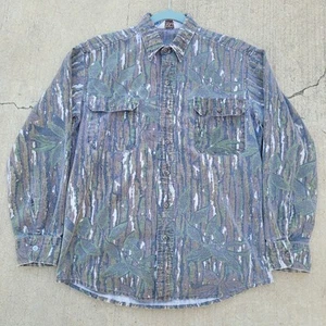 Vintage Walls Mens Realtree Duck Camo 2 Pocket Long Sleeve Shirt Small USA Made - Picture 1 of 14